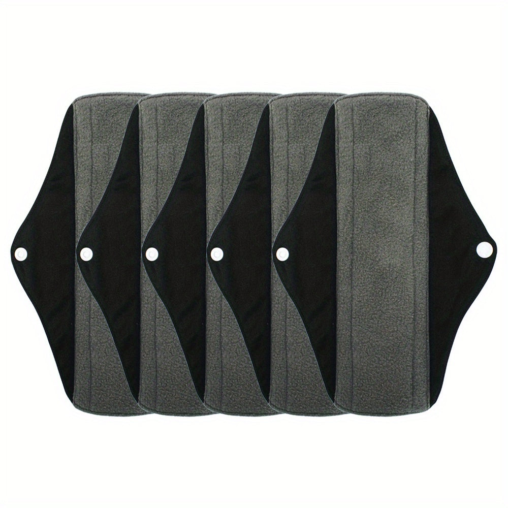 Reusable Menstrual Pads Set for Women with Wings Bamboo Cloth Heavy Flow