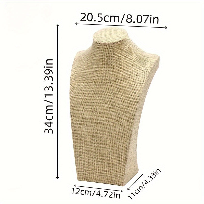 Манекен для демонстрации из полиэфирного волокна для украшений и аксессуаров, модель шеи