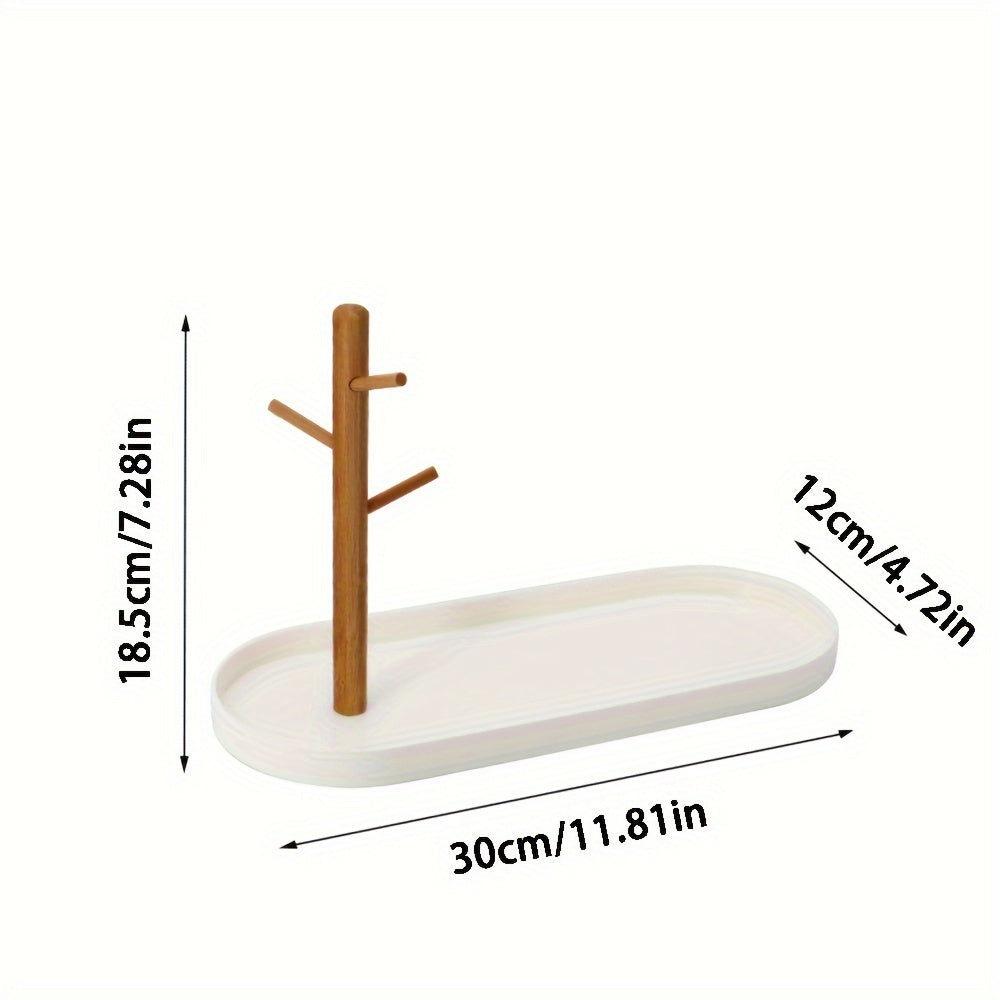 Простая подставка для хранения украшений Branch для настольного косметического органайзера