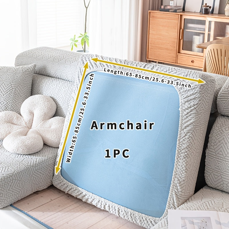 Boho Elastic Sofa Cover Pet-Friendly Machine Washable Fits Various Sizes