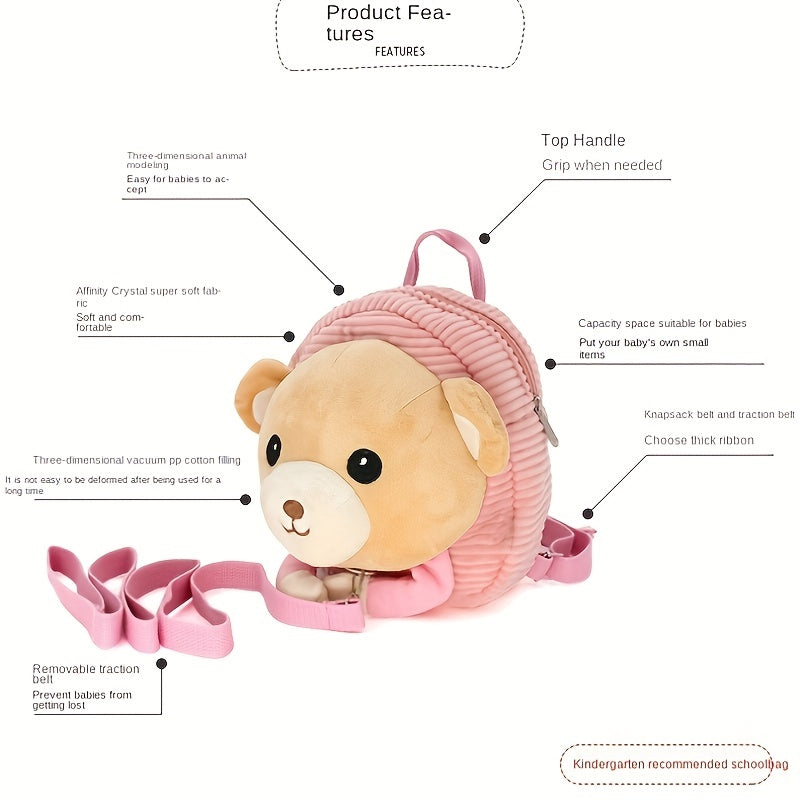 Toddler Safety Backpack with Leash and Storage Bag