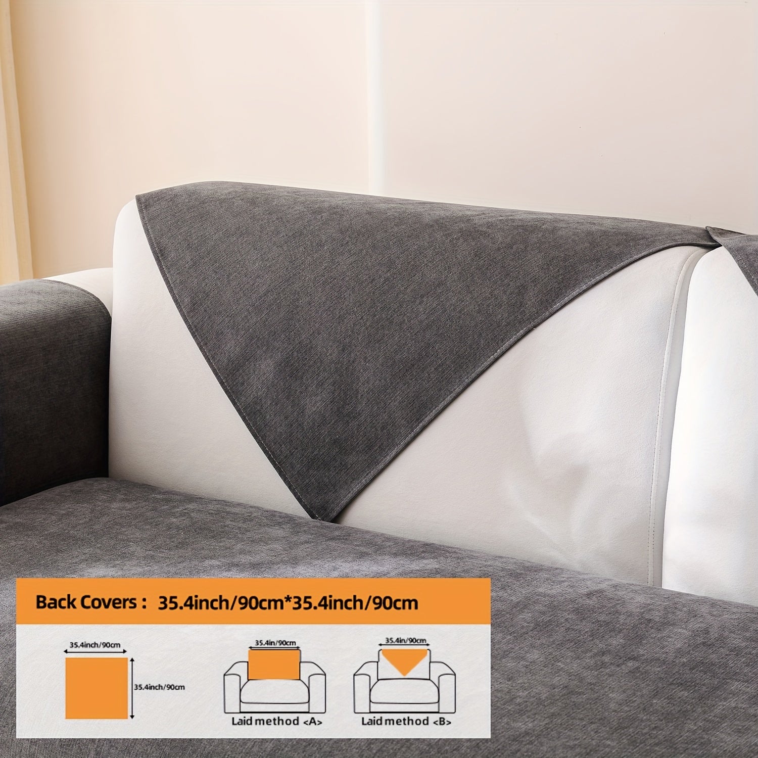 1 dona Chenille oddiy divan qoplamasi, barcha mavsumlar uchun universal qoplama, yostiq qopqog'i va orqa yostiq qopqog'ini o'z ichiga oladi. Divan yostiqlarini himoya qiladi, turli xonalar va uy bezaklari uchun mos keladi.