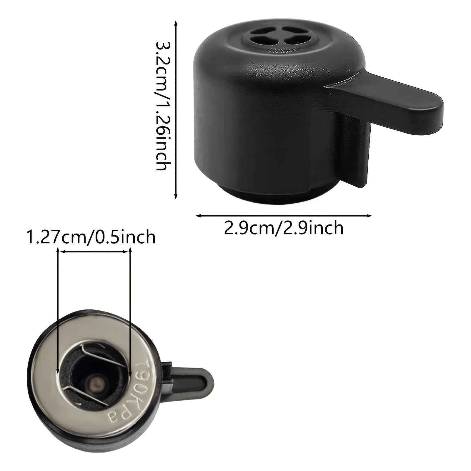 Ninja Foodi OP401/OP30 uchun qulay va mustahkam bug' chiqarish klapan tutqichi - Yuqori sifatli plastik va metalldan tayyorlangan, oshxona va ovqatlanish uchun zaruriy buyum