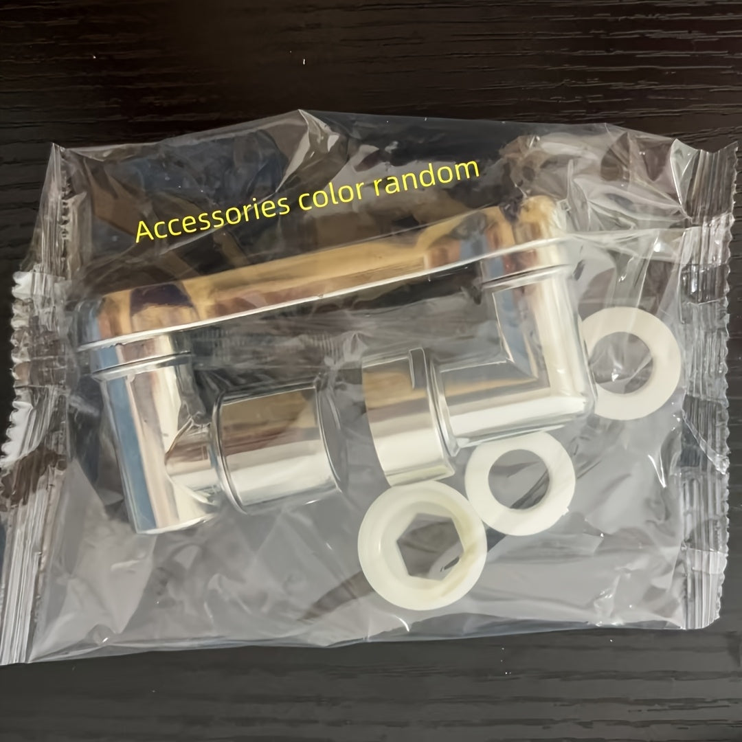 1080° Swivel Folding Kitchen and Bathroom Faucet with Dual Handles Adjustable Cold Water Polished Finish