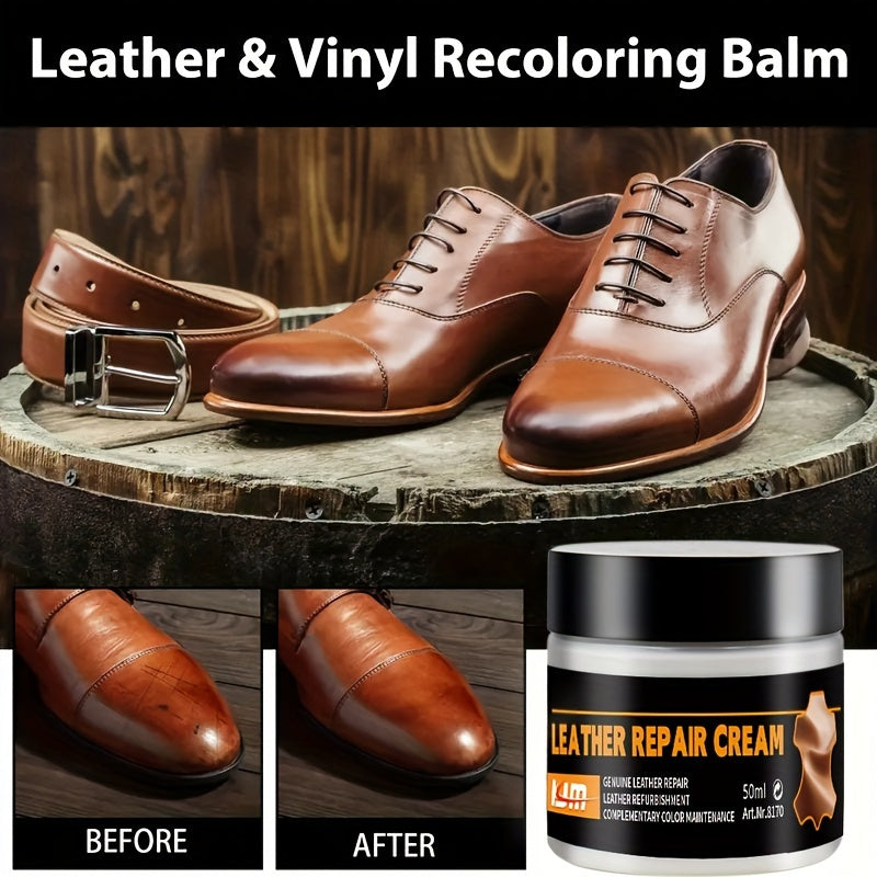 Rangni tiklash va charmni tozalash uchun charm ta'mirlash to'plami