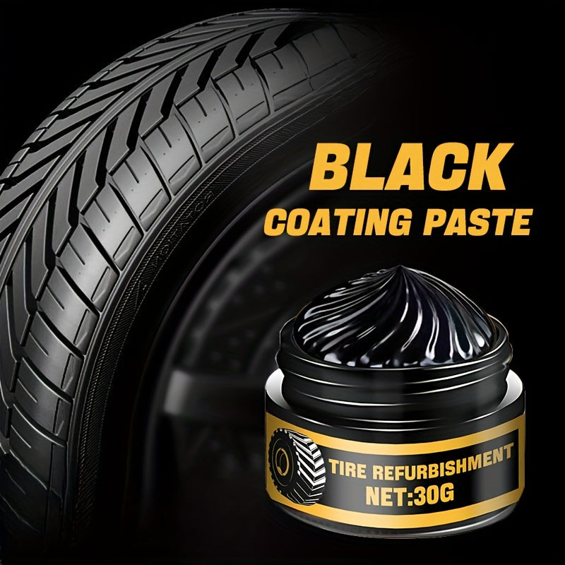 Tire Blackening Cream Car and Motorcycle Tire Restorer Black Paste