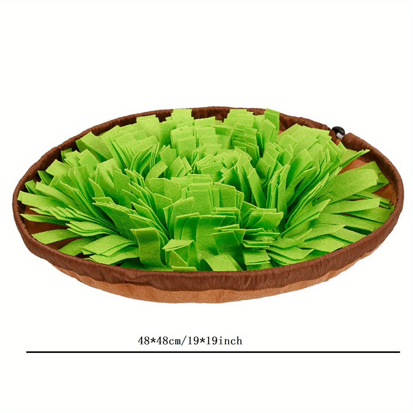 Round Dog Sniffing Puzzle Toy Hide Treats Natural Foraging Stimulating