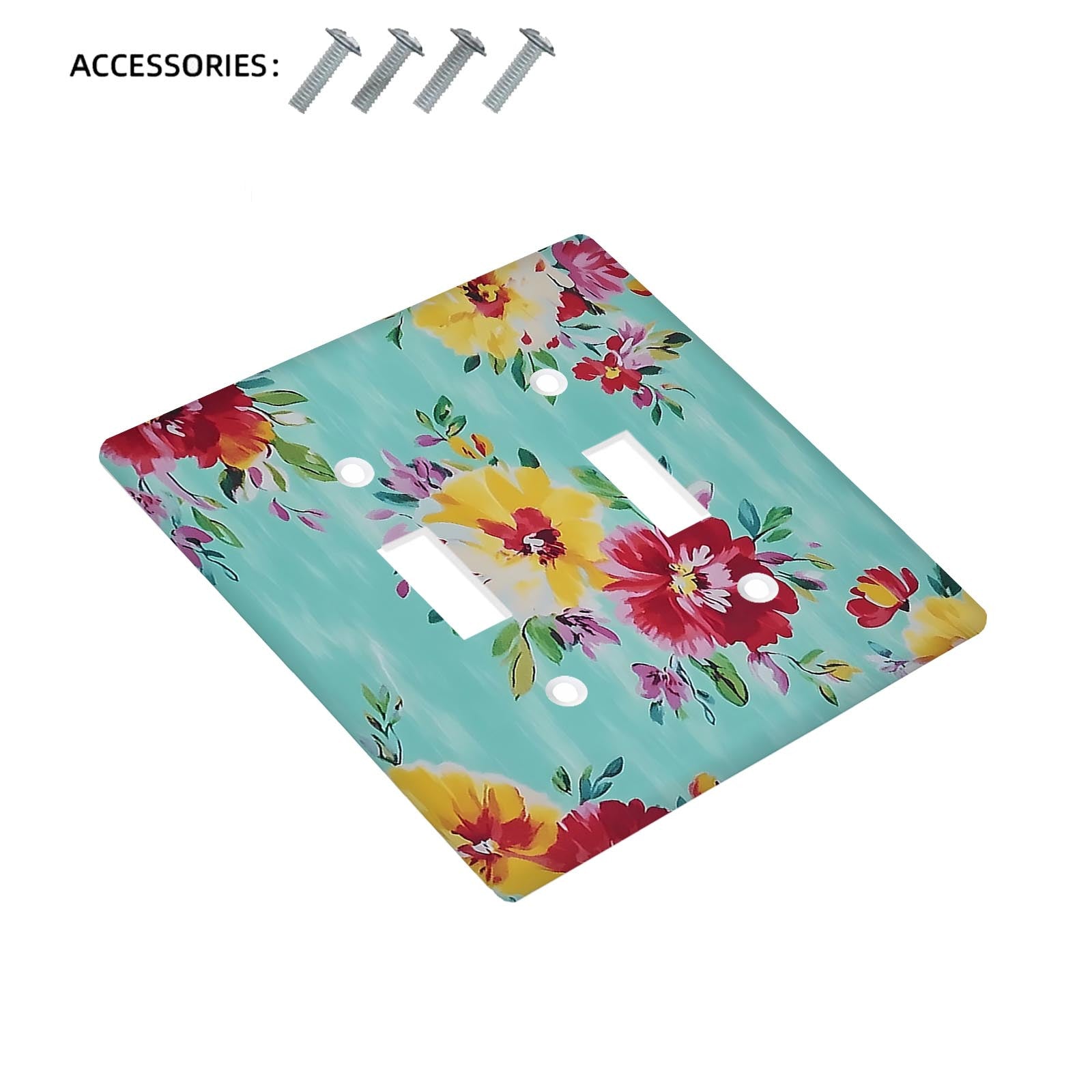 Luz decorativa para cubierta de interruptor 1-2 gang baño dormitorio aula