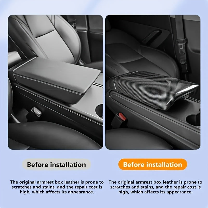 Car Interior Accessories Carbon Fiber Pattern Rear Air Vent Cover for SUV