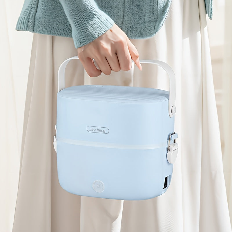 Ikki qatlamli izolyatsiyali elektr taom qutisi, Yevropa rozetkasi, PC materialidan tayyorlangan, guruch pishirgich va bug'latgich sifatida ishlaydi.