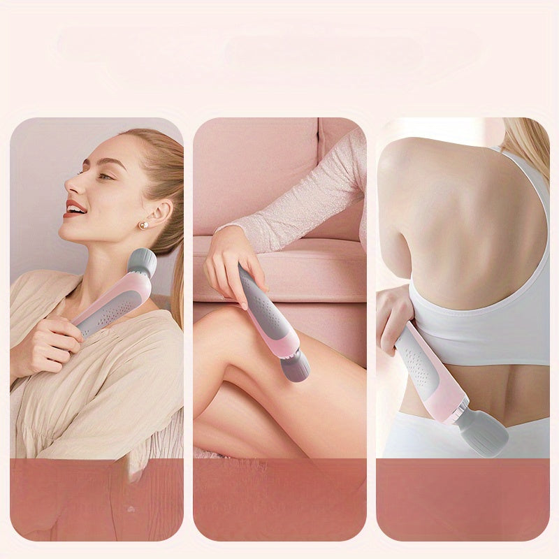 Portable Electric Massager with USB Rechargeable High-Speed Motor and High-Frequency Vibration for Full-Body Relaxation