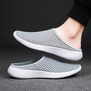 Women's Slip-On Mid-Top Sneakers Solid Color Fabric Upper All-Season MD Sole