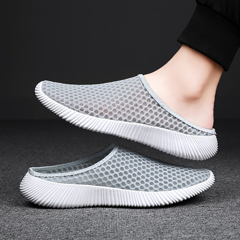 Women's Slip-On Mid-Top Sneakers Solid Color Fabric Upper All-Season MD Sole