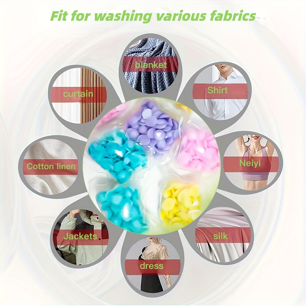 Laundry Scent Beads Double Fragrance Odor Removal Long-Lasting Freshness for Commercial Laundry