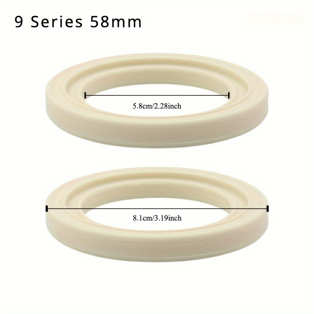 2 dona Silikon Brew Head Seal Gasket 58mm O-Ring Qahva Mashinasi uchun