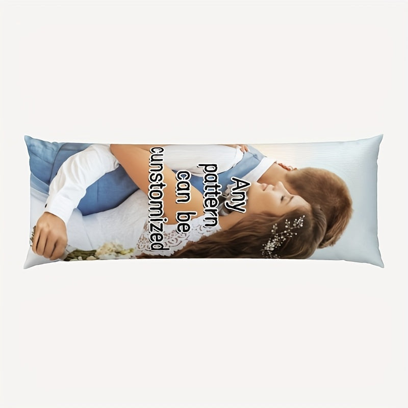 Personalized Double-Sided Body Pillowcase 50x137cm Short Plush Breathable Couple Gift