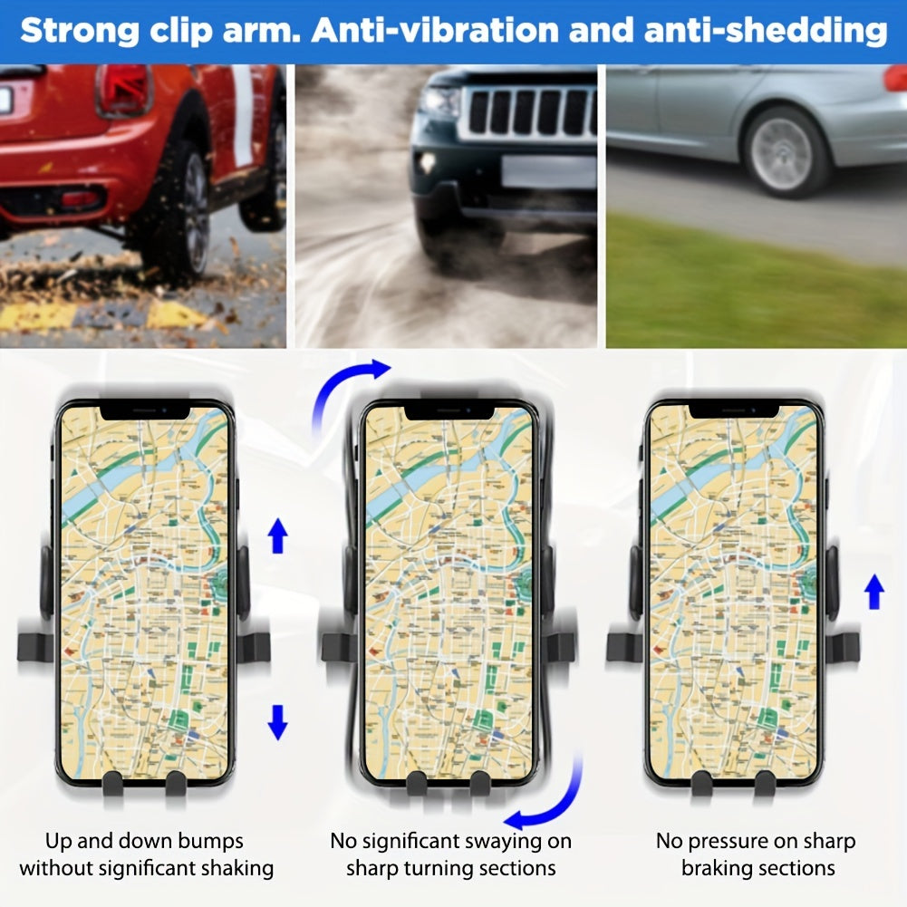 Soporte universal para teléfono de coche, soporte de gravedad para tablero de instrumentos para smartphones