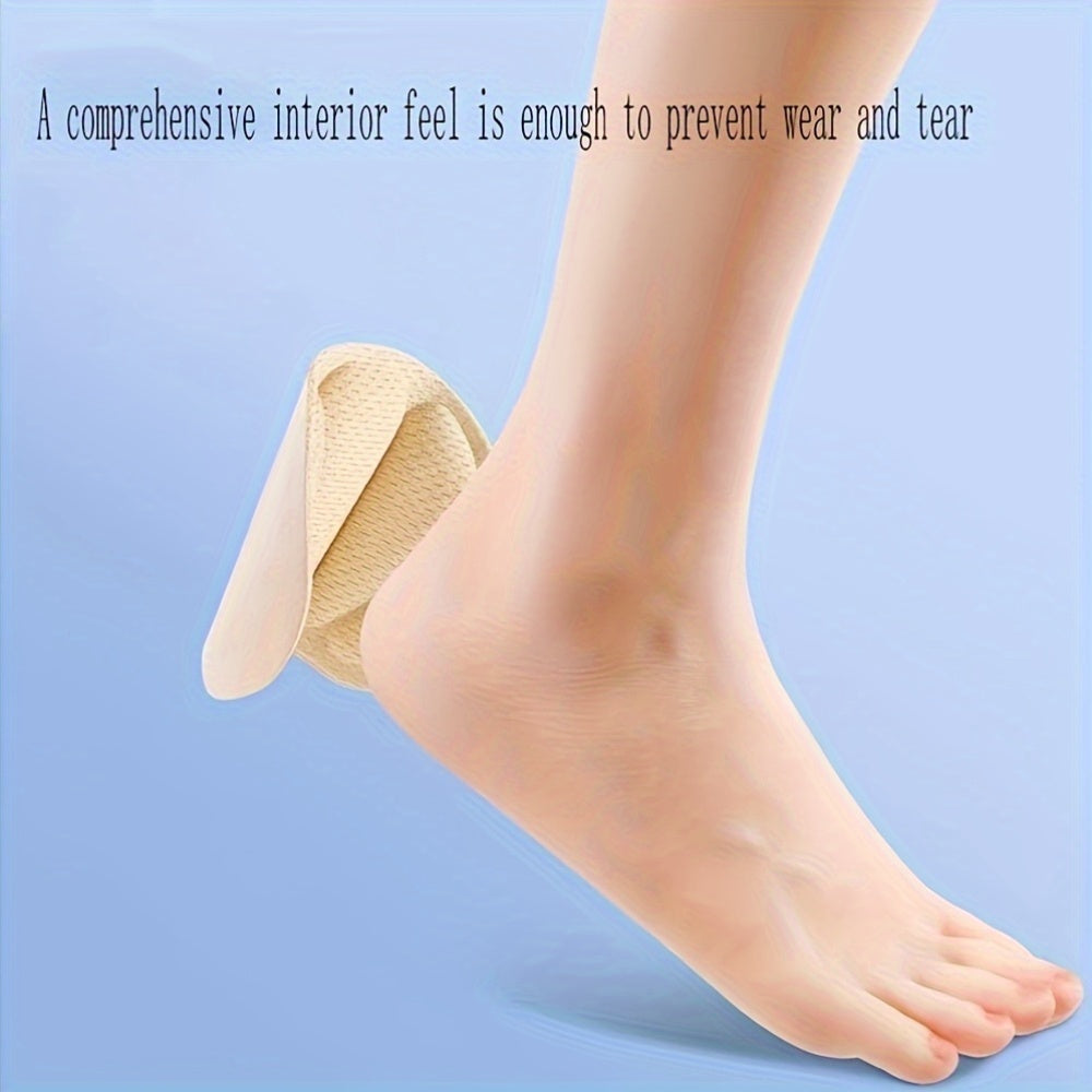 Memory Foam Heel Cushion Pads 4 Pcs Shoe Fitting Inserts Anti-Slip Blister