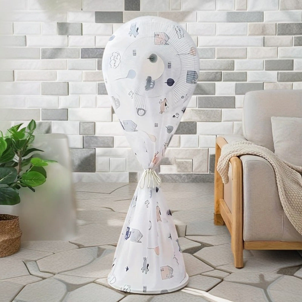 Cubierta antipolvo para ventilador de pie, protector de ventilador eléctrico, funda protectora para uso doméstico