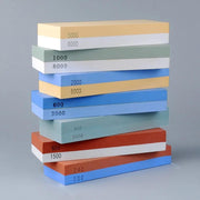 Stainless Steel Knife Sharpening Set with Adjustable Sink Rack Oil Stone and Non-Slip Base