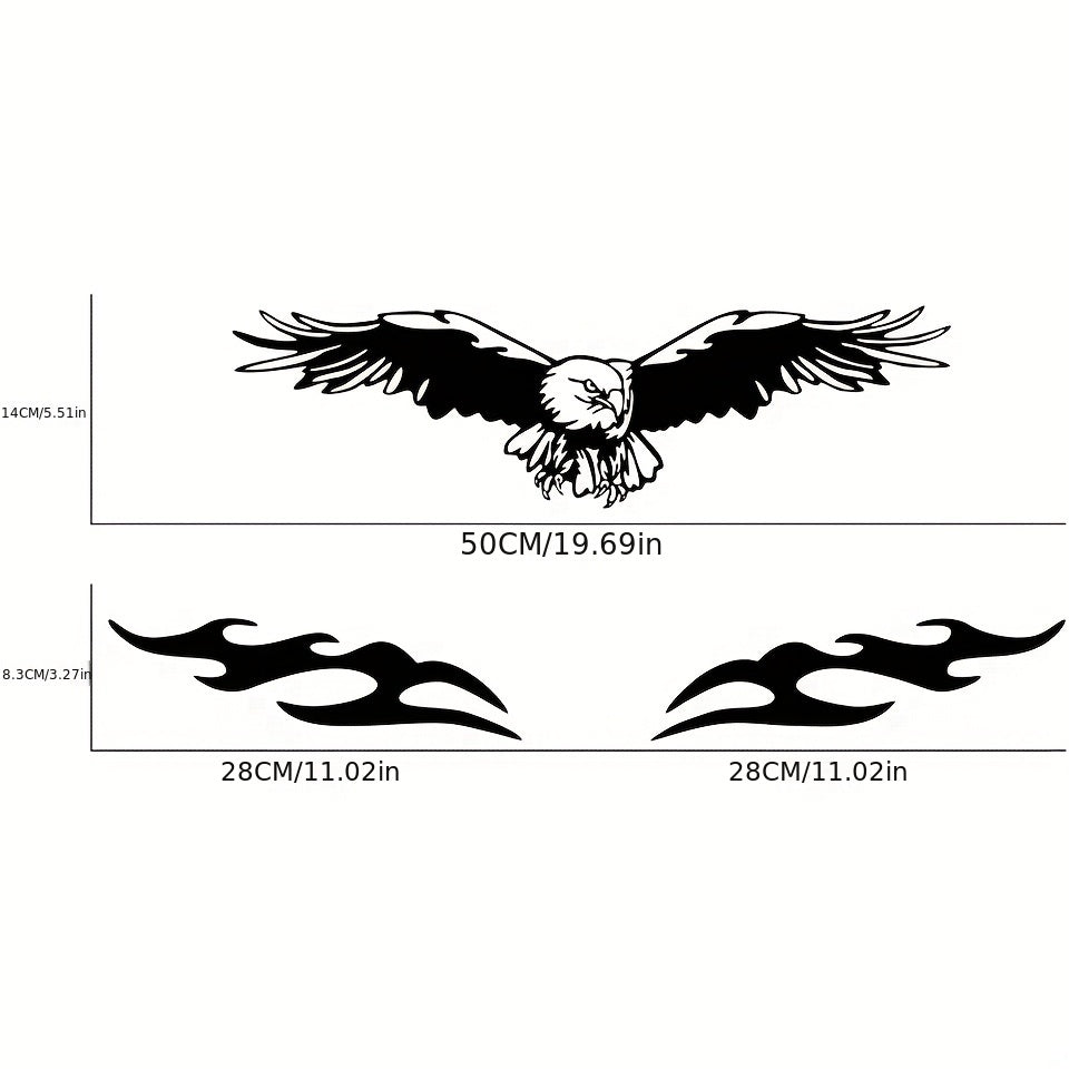 Car Exterior Decoration Cardboard Vinyl Sticker for Engine Hood Side Door