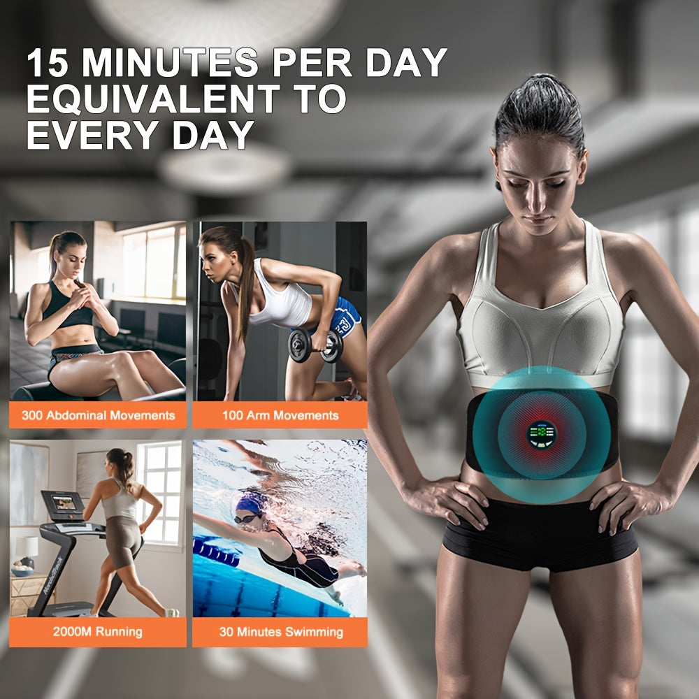 WOFLEND EMS TENS Massager va Qorin Mushaklarini O'rgatuvchi - bu 6 rejim va 18 intensivlikka ega bo'lgan portativ, zaryadlanadigan butun tanani mashq qilish kamaridir. Erkaklar va ayollar uchun uy sport zalida foydalanish uchun mos.