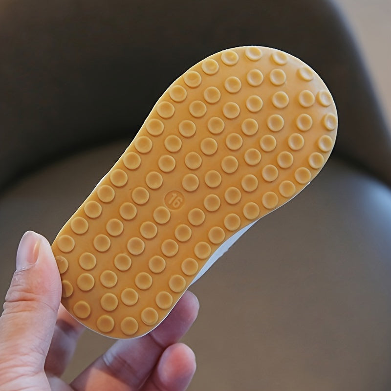 1-3 yoshdagi bolalar uchun bolalar poyabzali, sirpanmaydigan yopishqoq shisha tagi, kundalik, bahor, yoz, ichki va tashqi foydalanish