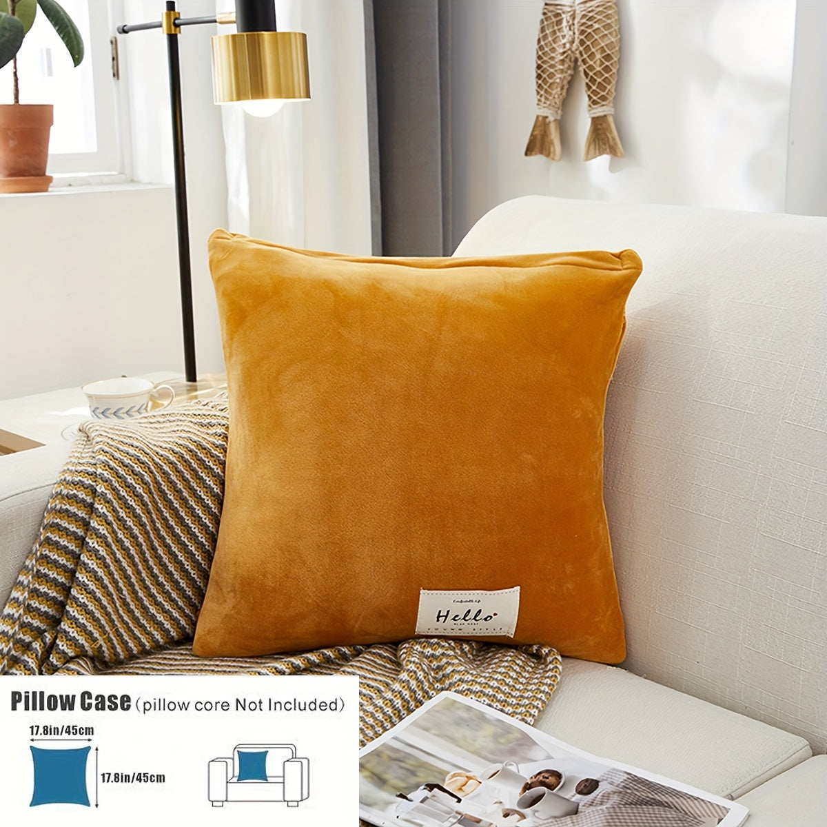 Velvet divan qopqog'i qishda issiqlik, changga chidamli, elastik, to'liq qamrov, sirpanishga qarshi, mushuk chizishiga chidamli