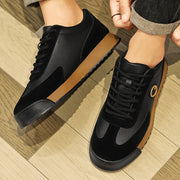 Men's Casual Sports Shoes with Thick Soles Low Top Sneakers for All-Season Outdoor and Street Wear