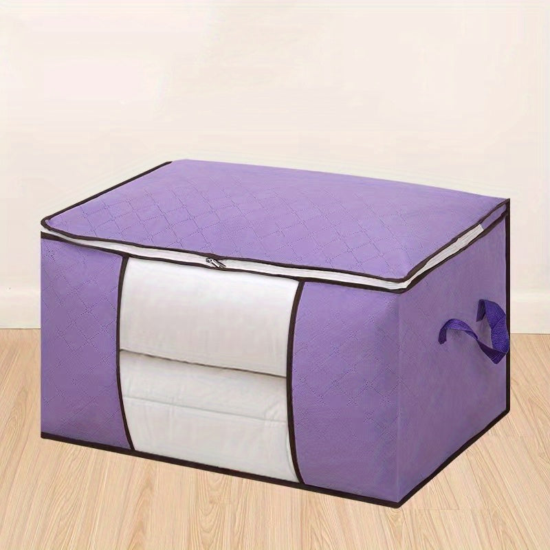 3 qavatli suv o'tkazmaydigan saqlash sumkasi kiyimlar, yostiq va to'shakka mo'ljallangan, changga chidamli tashkilotchi