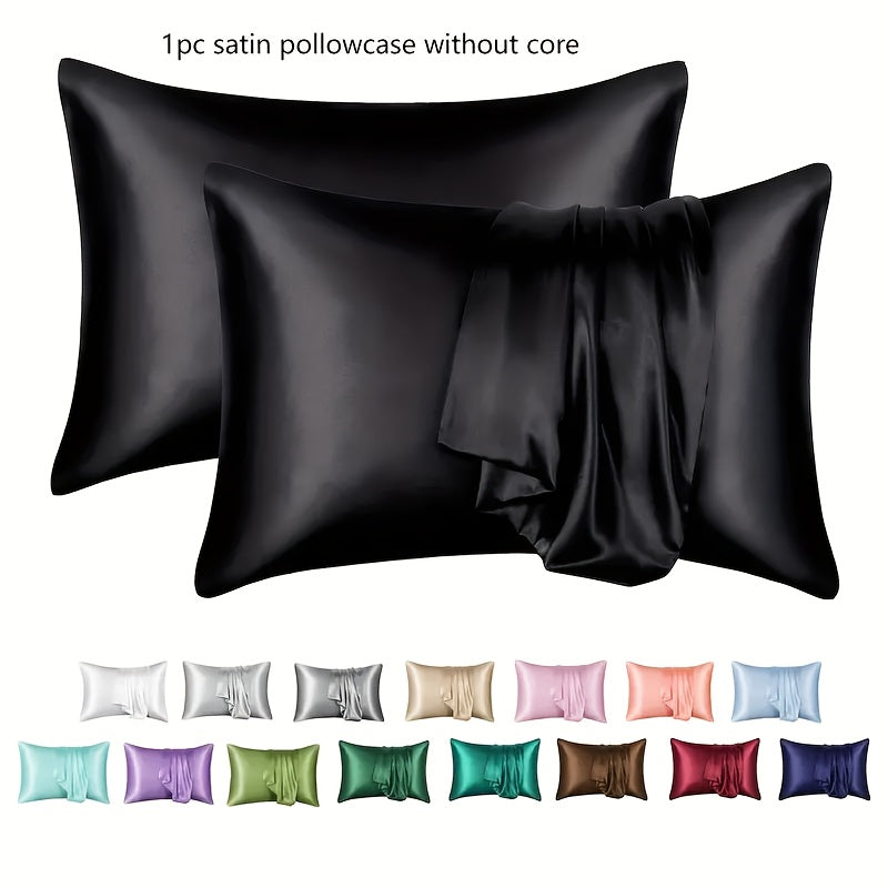 Classic Satin Pillowcase with Envelope Closure for Skin and Hair Care