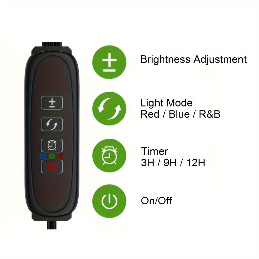 50W LED свет для выращивания растений с регулируемой стойкой для комнатных и крупных растений