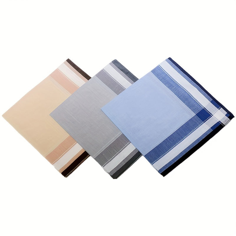 Erkaklar uchun klassik sharf to'plami 3, 6, 12 yoki 18 ta retro terlashga qarshi kvadrat sochiqlar