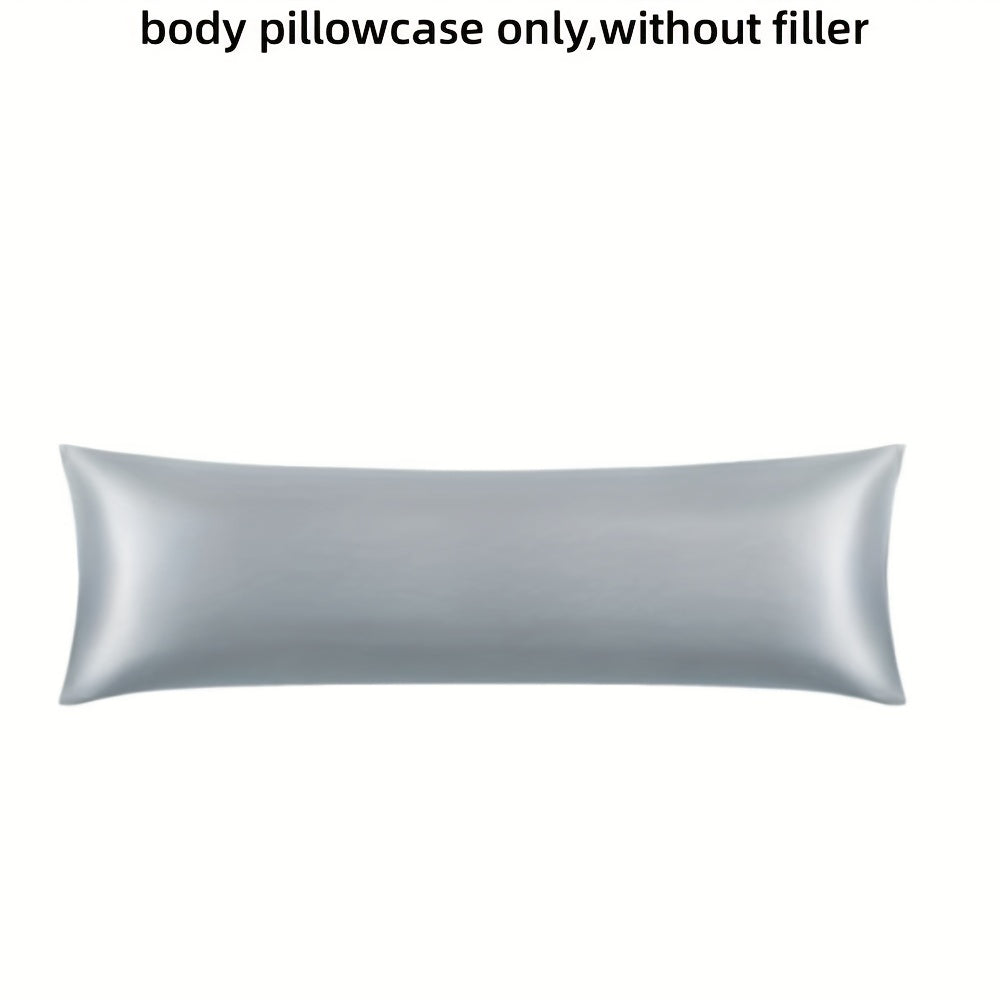 Black Long Body Pillowcase for Hair and Skin Protection Luxurious Material