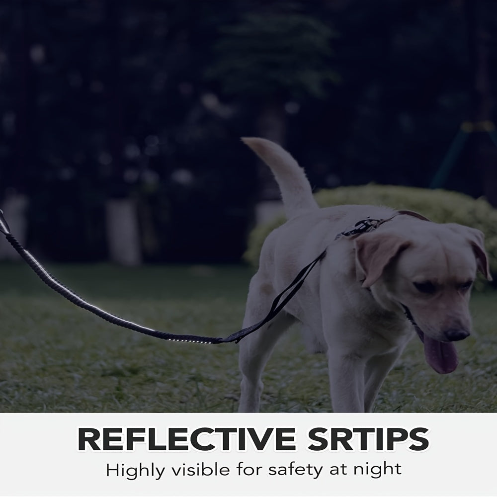 Dog Leash Tactical No-Pull Reflective Padded Handle for Medium to Large Dogs
