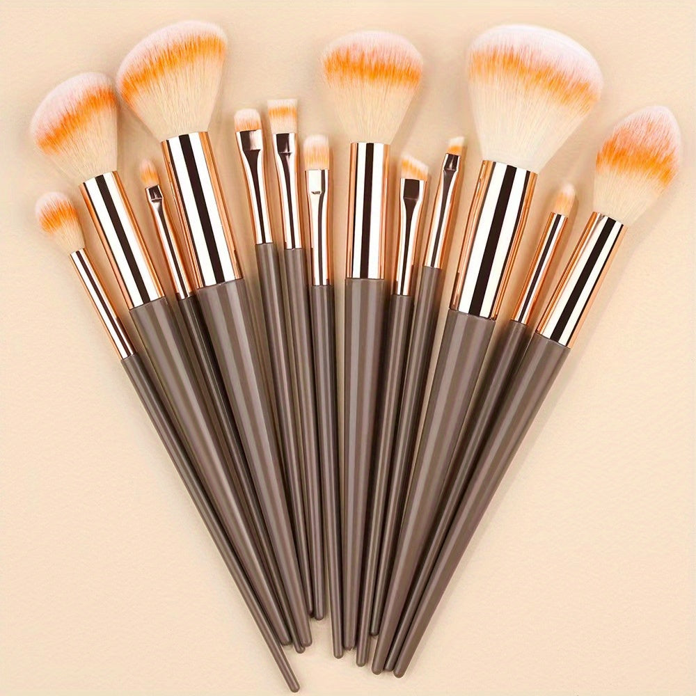 13pcs Makeup Brush Set Soft Fluffy Foundation Blush Eyeshadow Kabuki Beauty Tools