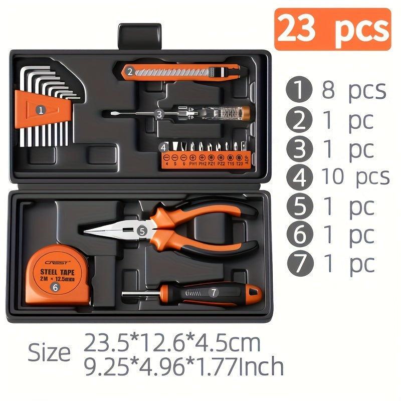 Repair Tools 15/23pcs Set Durable DIY Toolbox Hardware for Home Decoration