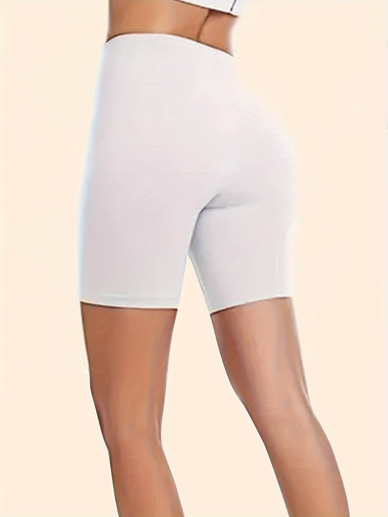 Women’s High Waist Shaping Shorts Breathable Tummy Control Butt Lift Seamless Solid