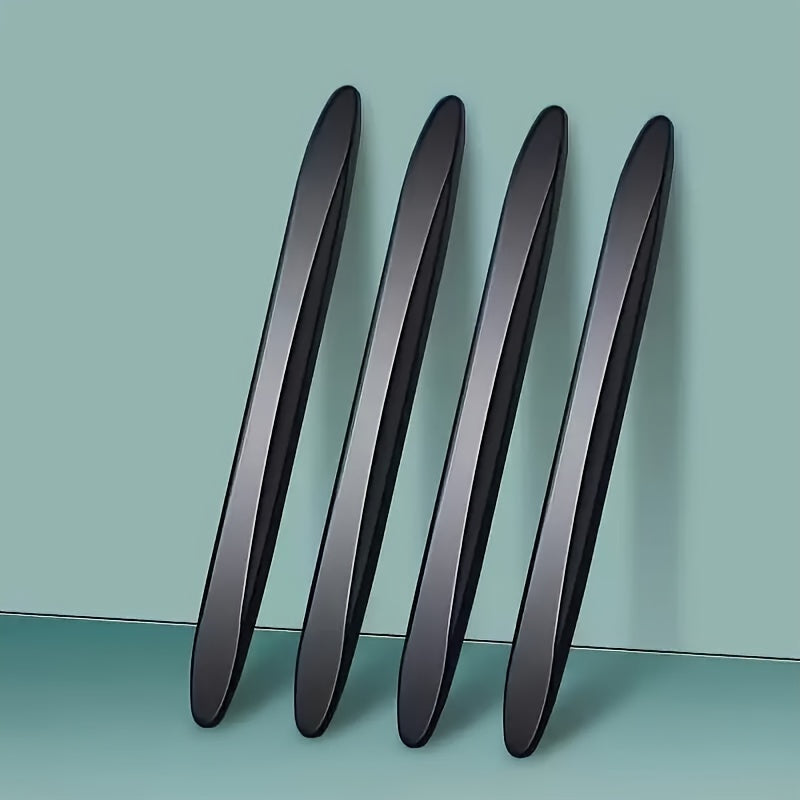 4Pcs Avtomobil eshigi yon himoya chiziqlari TPU chizishga qarshi anti-tushish