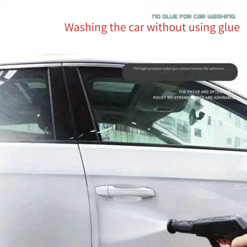 Car Door Sill Protection Film Durable Plastic Clear Left Side Threshold Bar Guard