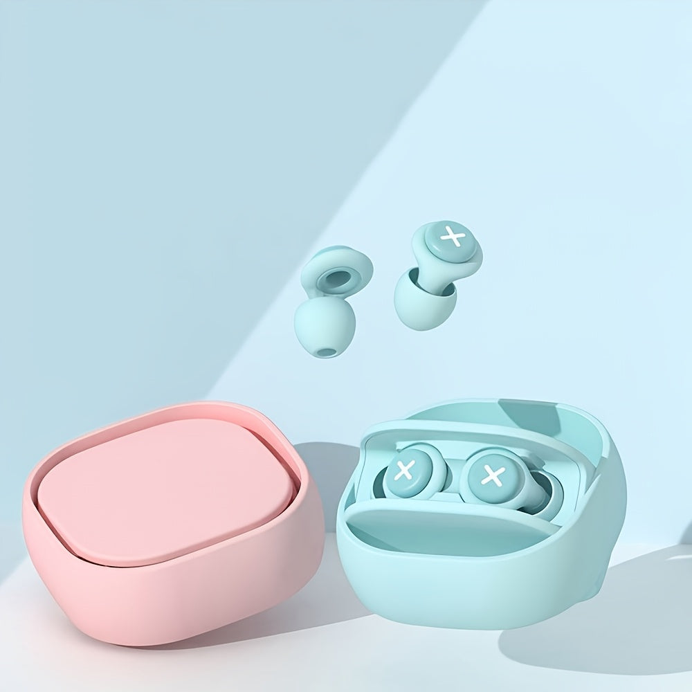 Soft Silicone Sleep Earplugs Reusable Comfortable Secure Fit