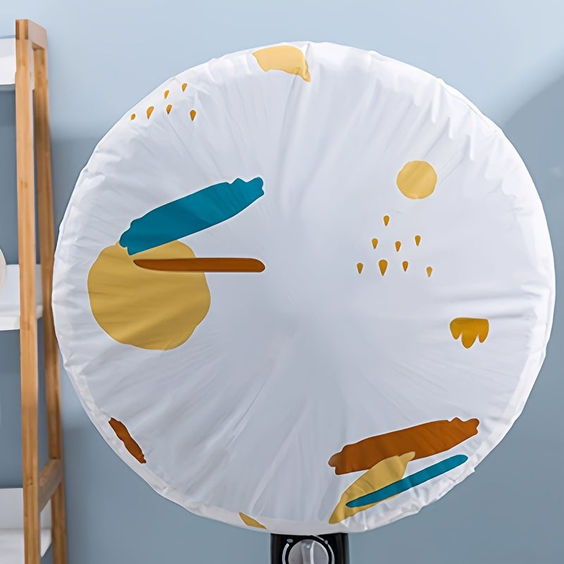 Пластиковый защитный чехол для электрического вентилятора от пыли для настенного и напольного крепления