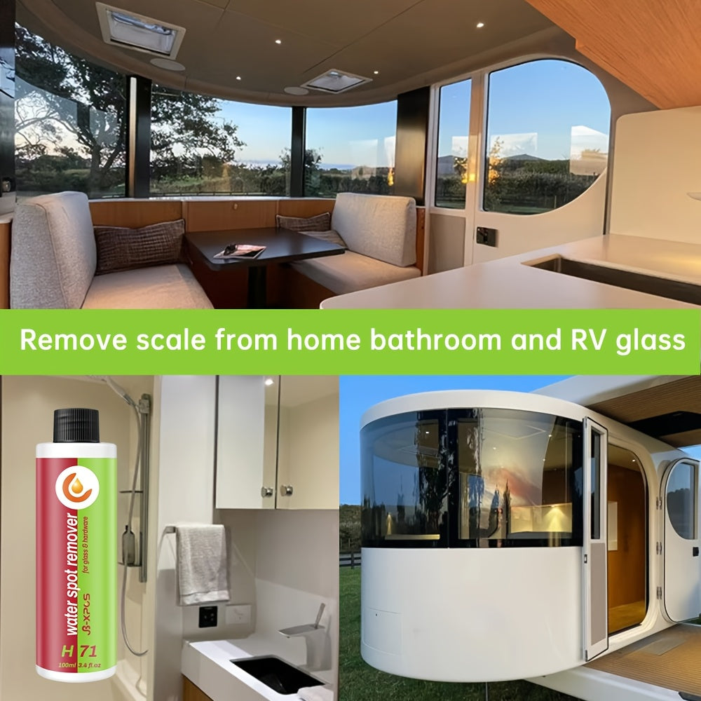 Water Spot Remover Hard Water Descaler Cleaning Paste for Showers Tiles Stainless Steel