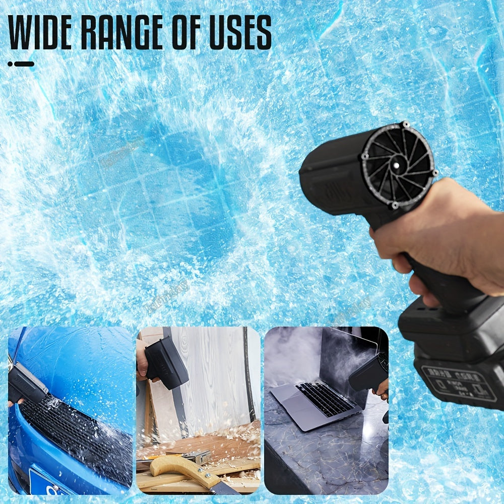 Rechargeable 100W Handheld Turbo Jet Blower Fan with Touch Control
