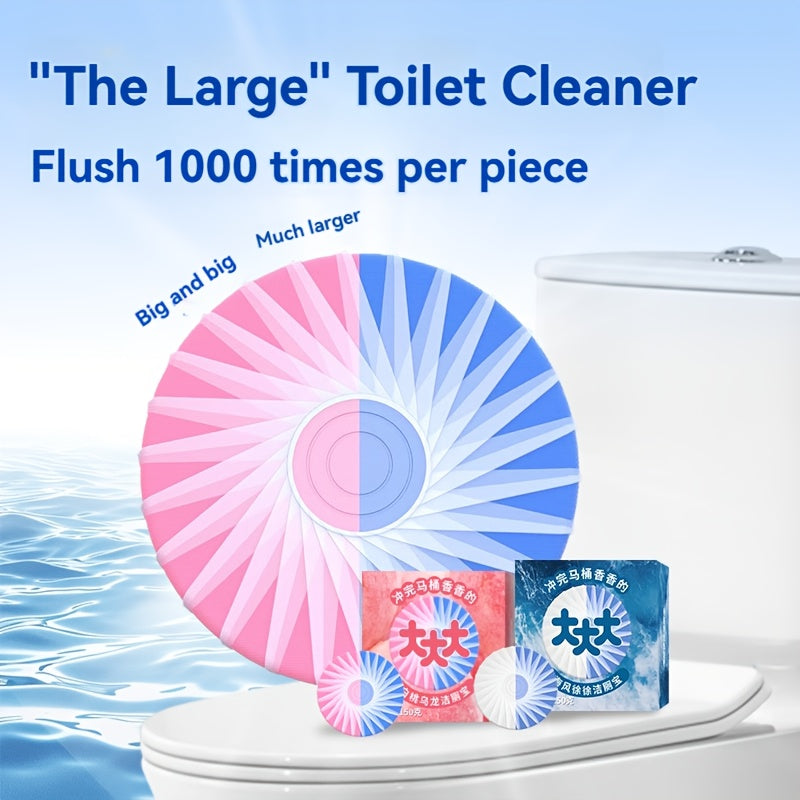 Long-Lasting Toilet Bowl Cleaner Tablets Dual-Color Dual-Effect for Home Hotel Use