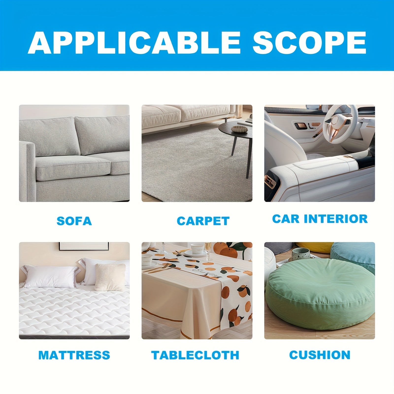 20 Pack Fabric Cleaner Tablets with Citric Acid for Upholstery and Couch Deep Cleaning