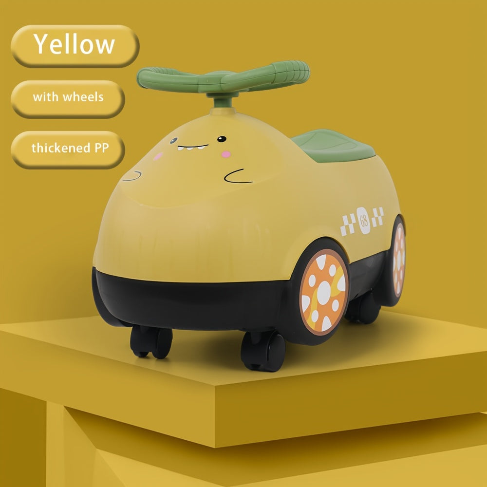 Dinosaur Themed Potty Training Seat for Boys and Girls Mess-Proof Toilet Seat with Car Design