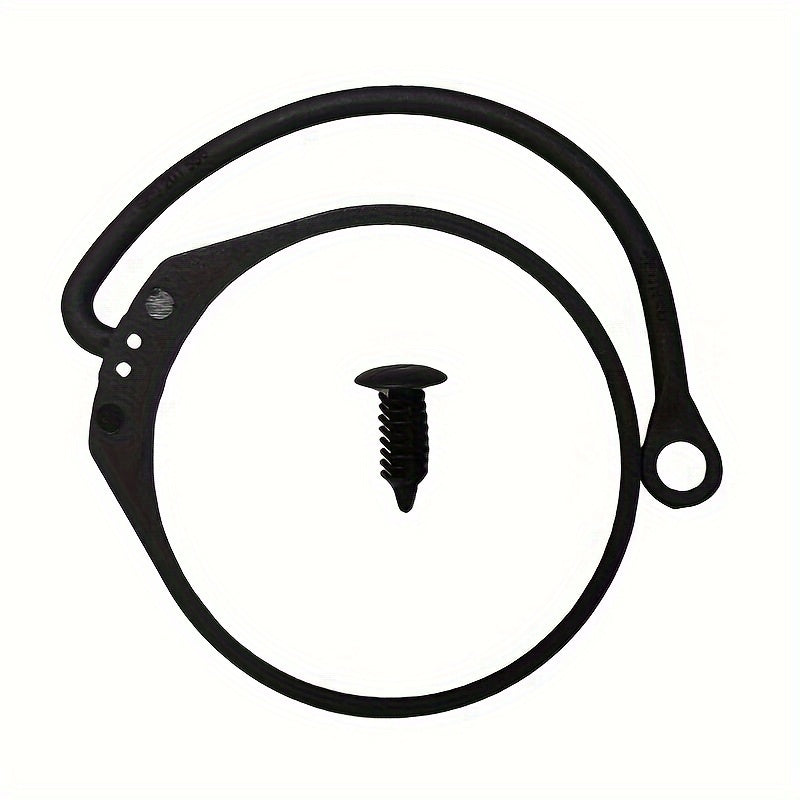Correa de tapa de tapón de depósito de combustible universal para coche, negra, duradera