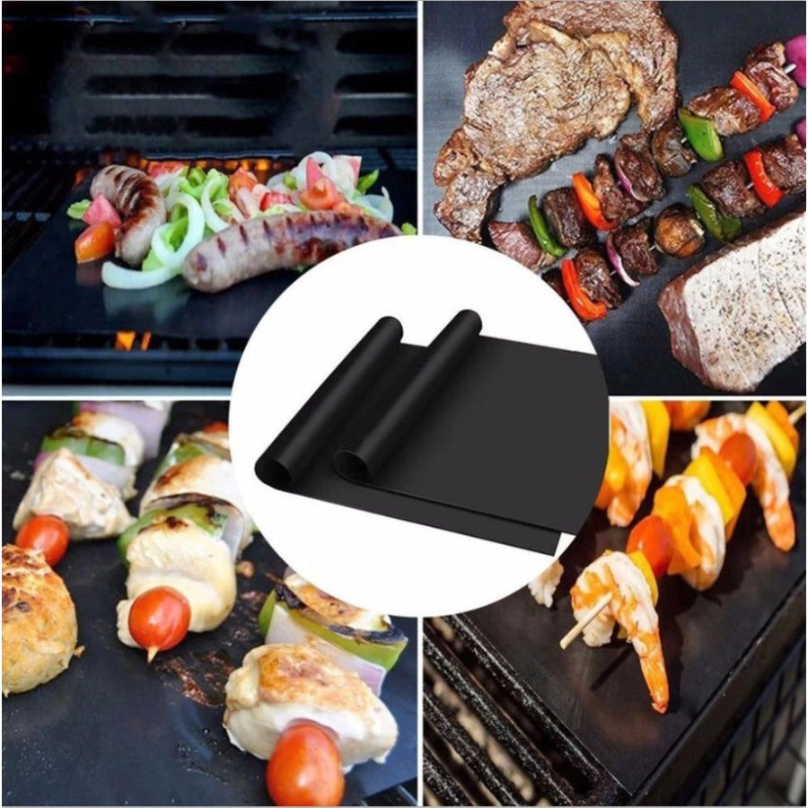 Durable Oven Liner Grill Mat Non-Stick Baking and Roasting Pad for Food Safety