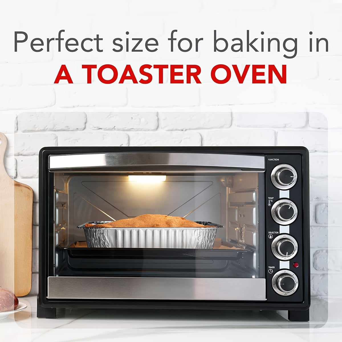 20-Pack Aluminum Foil Pans 20.32 cm Square Disposable Baking Food Storage